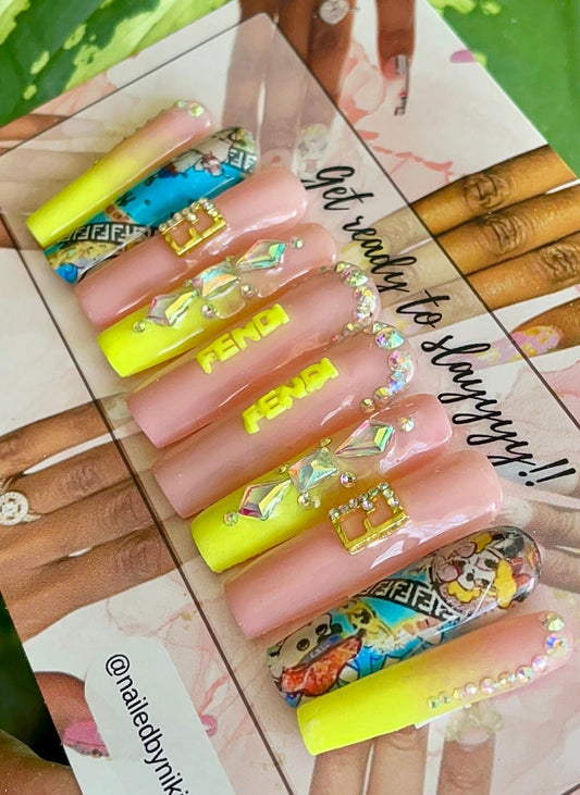 Acrylic Press on Nails Custom Press on Nails