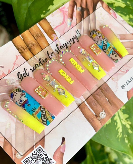 Acrylic Press on Nails Custom Press on Nails
