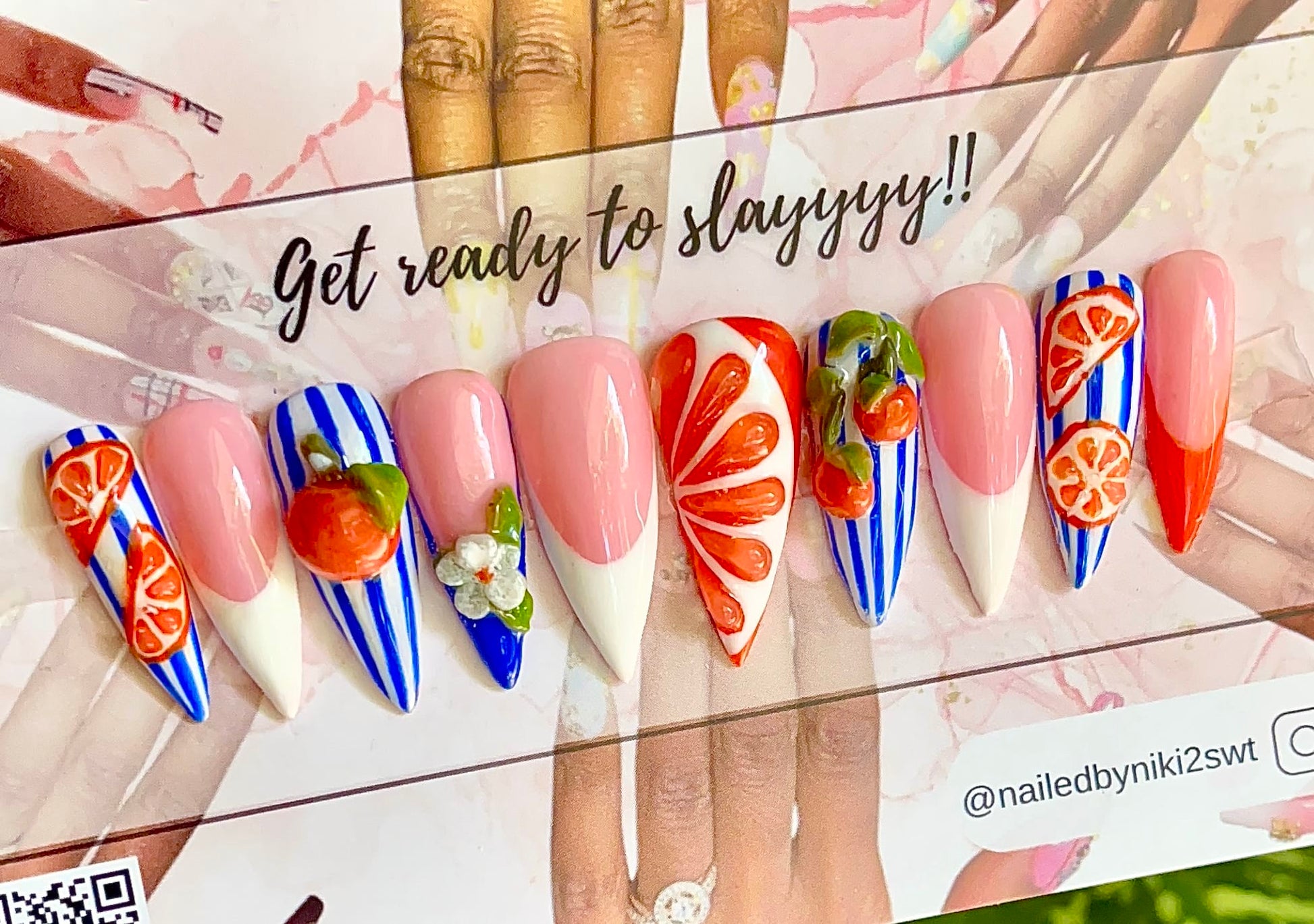 Acrylic Press on Nails Custom Press on Nails
