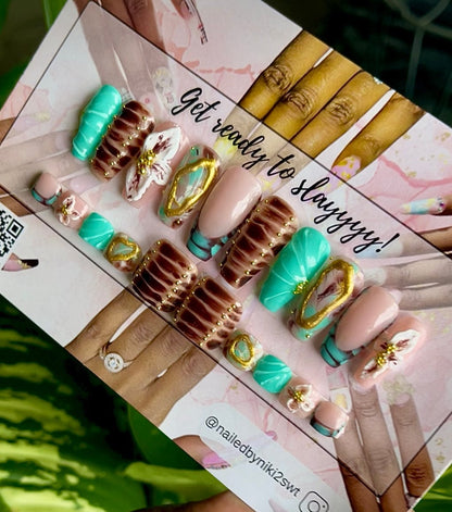 Acrylic Press on Nails Custom Press on Nails