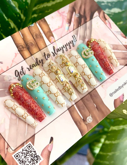 Acrylic Press on Nails Custom Press on Nails