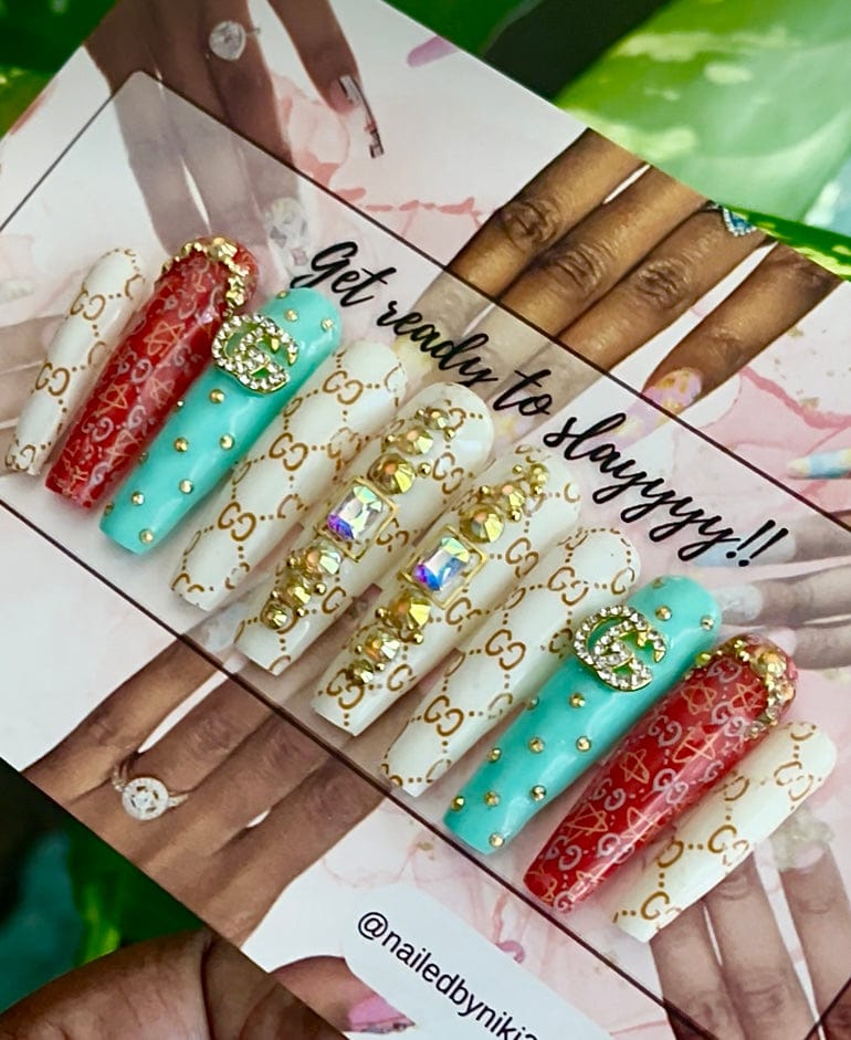 Acrylic Press on Nails Custom Press on Nails