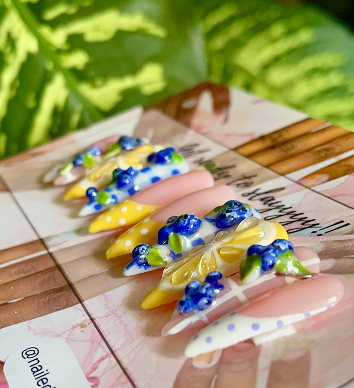 custom handmade acryic press on nails Acrylic Press on Nails