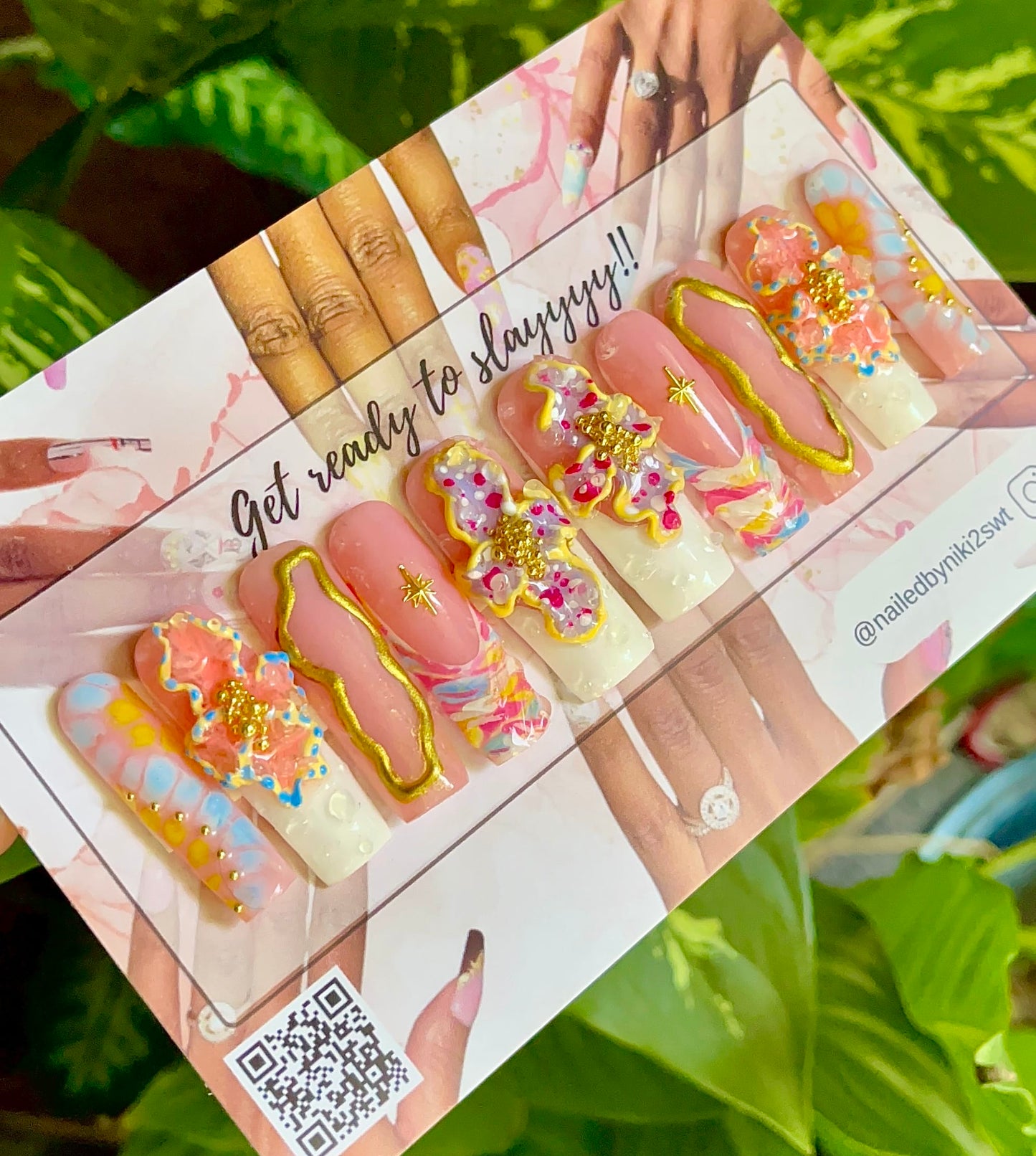 Acrylic Press on Nails Custom Press on Nails
