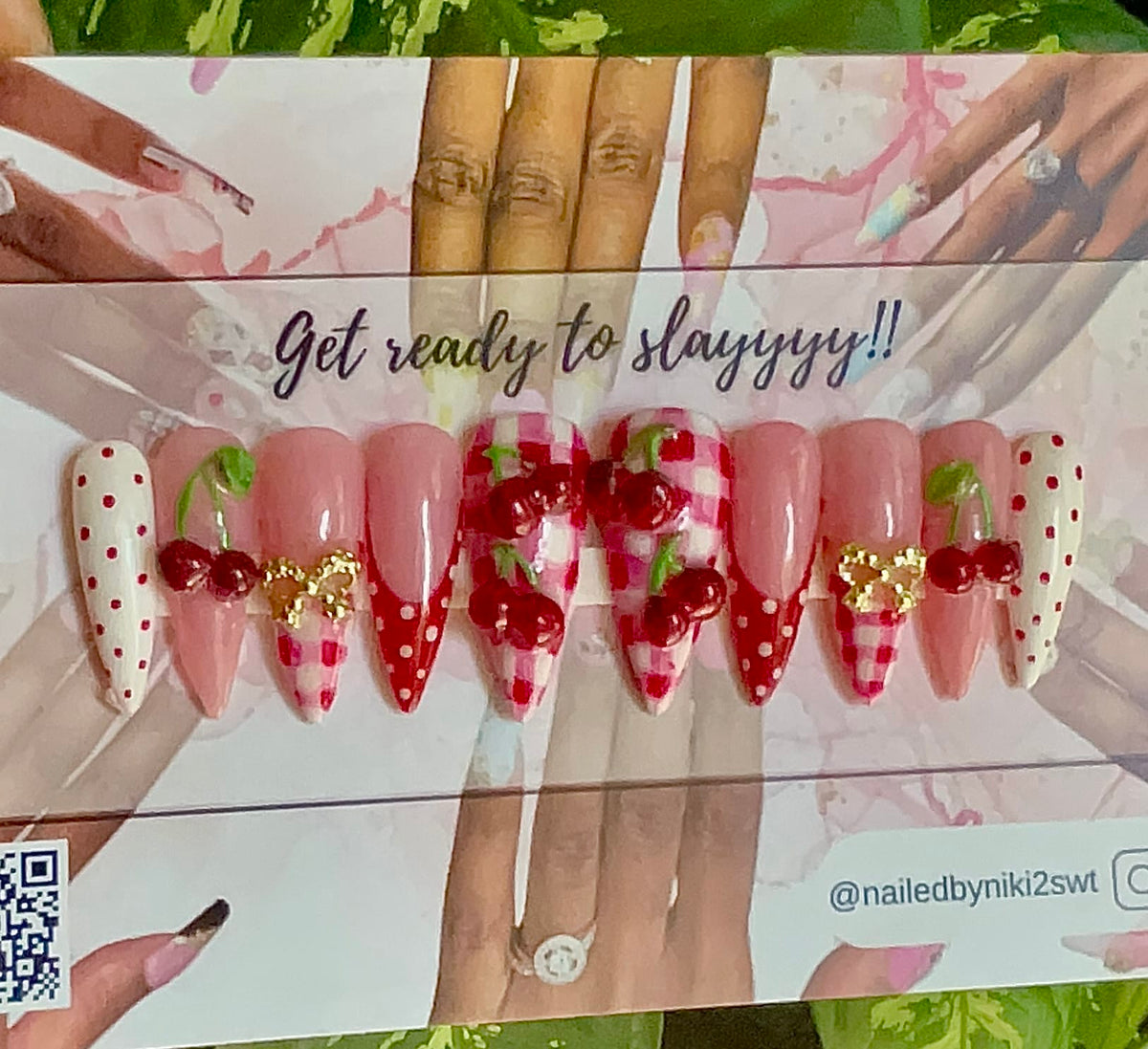 custom handmade acryic press on nails Acrylic Press on Nails
