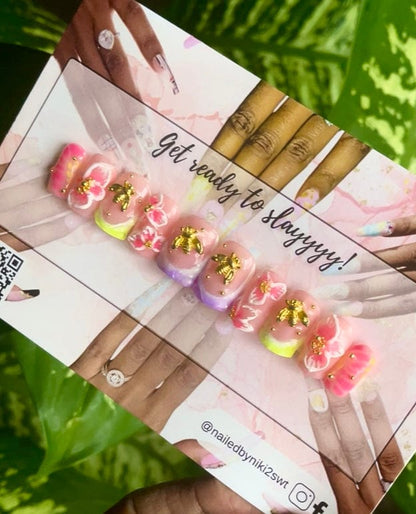 Acrylic Press on Nails Custom Press on Nails