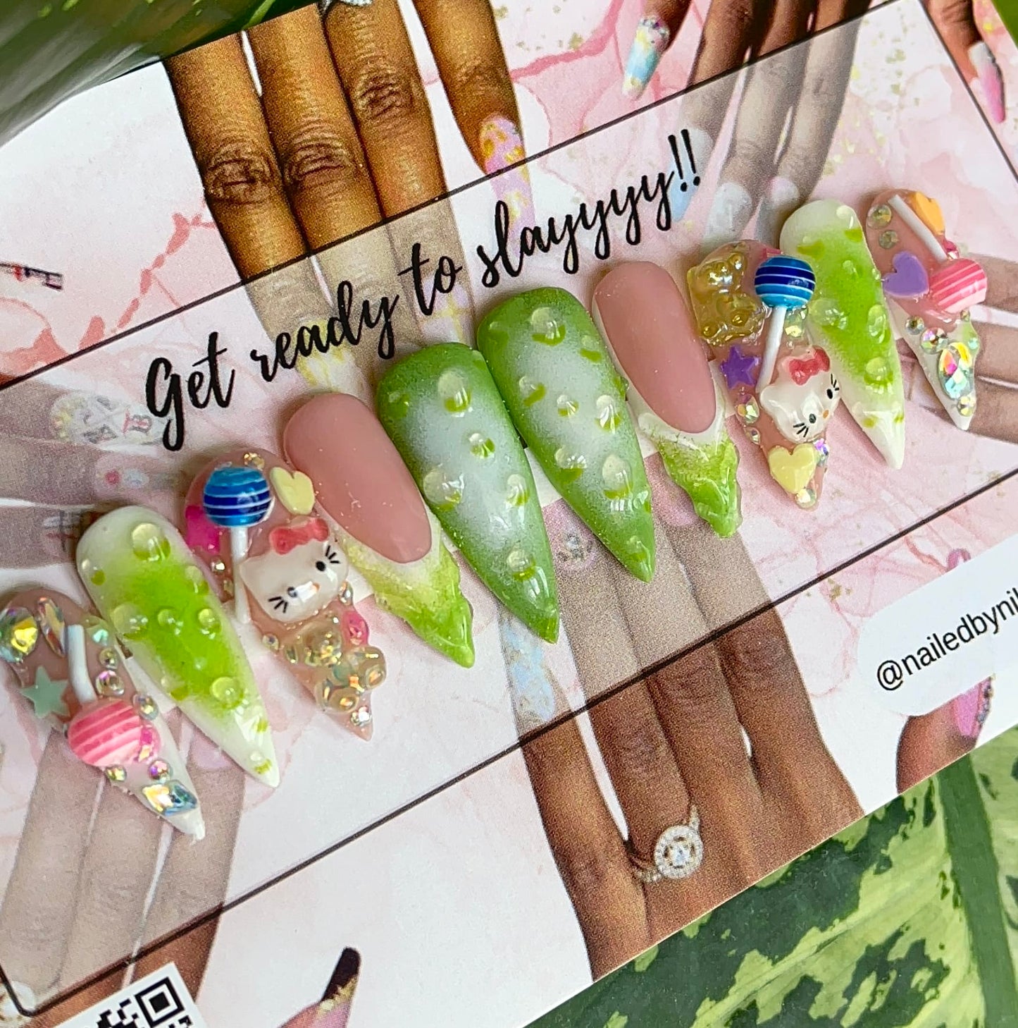 Acrylic Press on Nails Custom Press on Nails