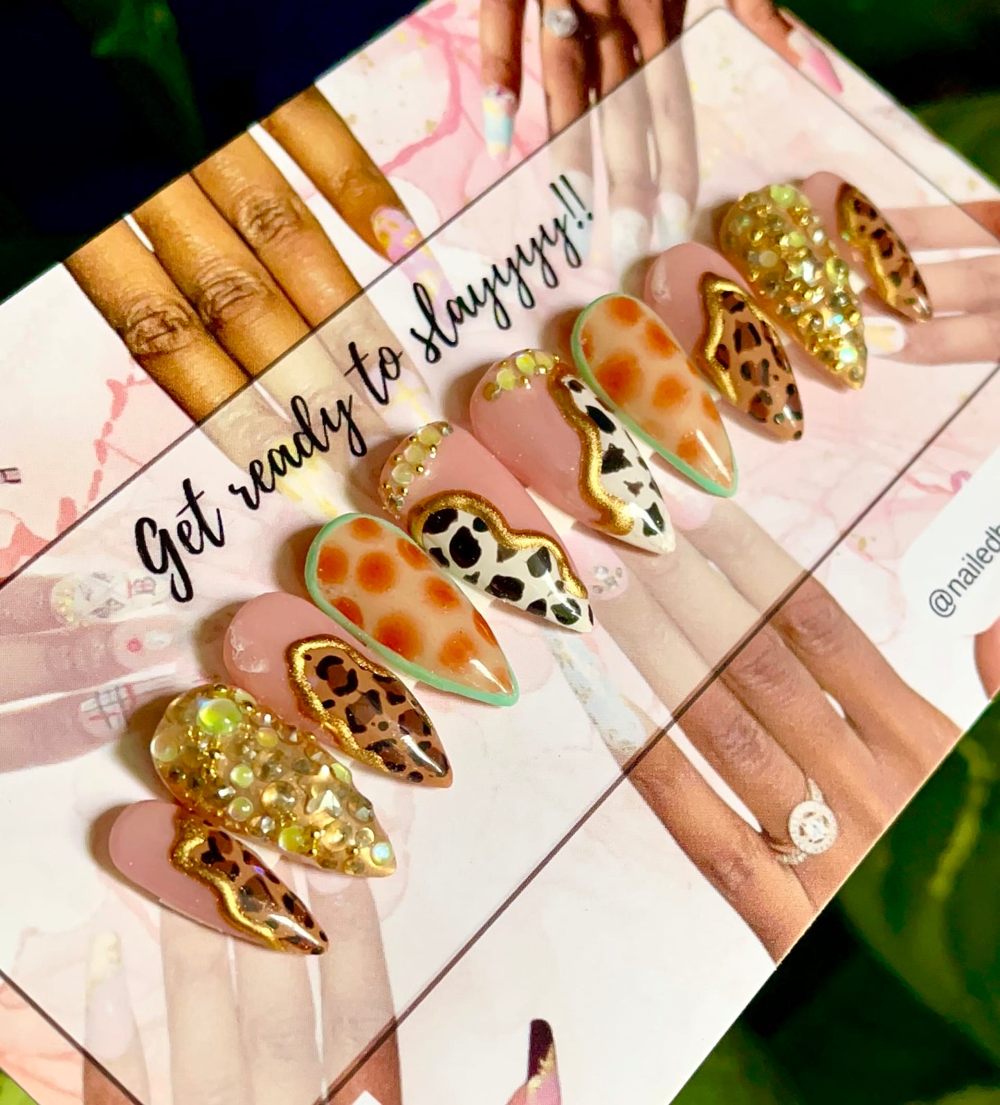 Acrylic Press on Nails Custom Press on Nails