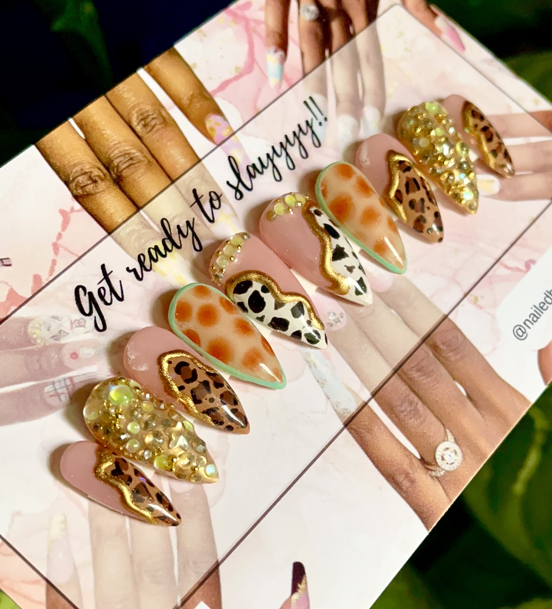 Acrylic Press on Nails Custom Press on Nails