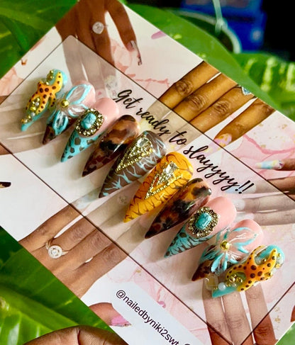 Acrylic Press on Nails Custom Press on Nails