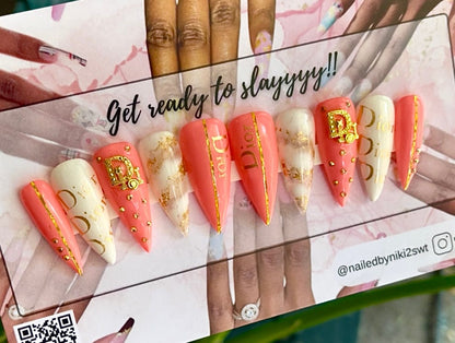 Acrylic Press on Nails Custom Press on Nails