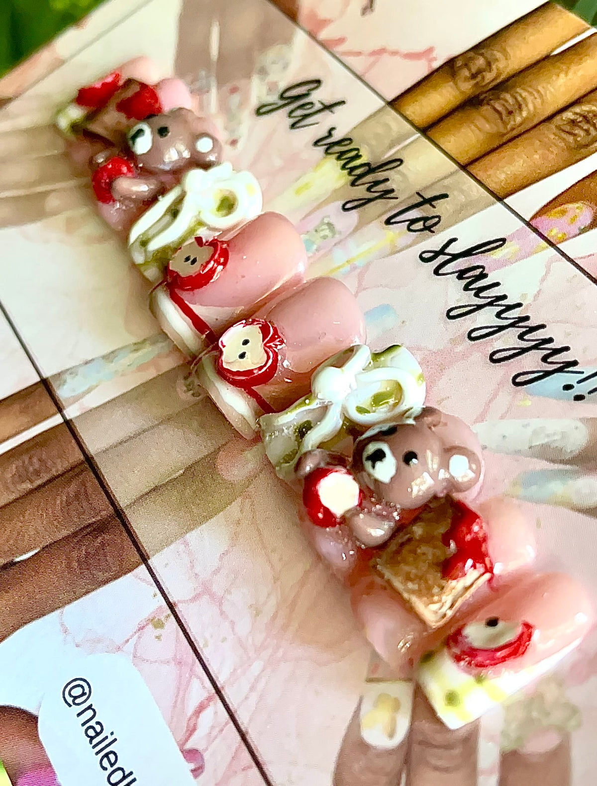 custom handmade acryic press on nails Acrylic Press on Nails