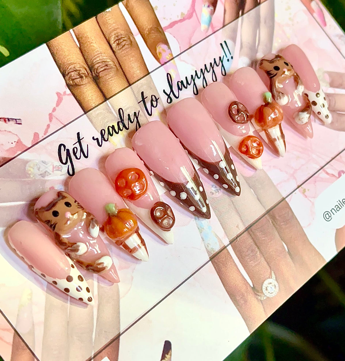 custom handmade acryic press on nails Acrylic Press on Nails