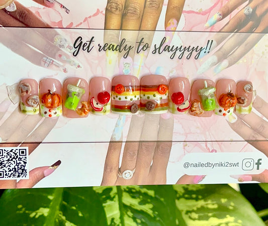 custom handmade acryic press on nails Acrylic Press on Nails
