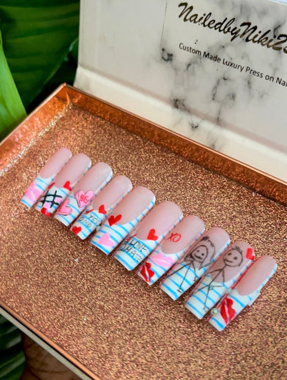 Acrylic Press on Nails Custom Press on Nails