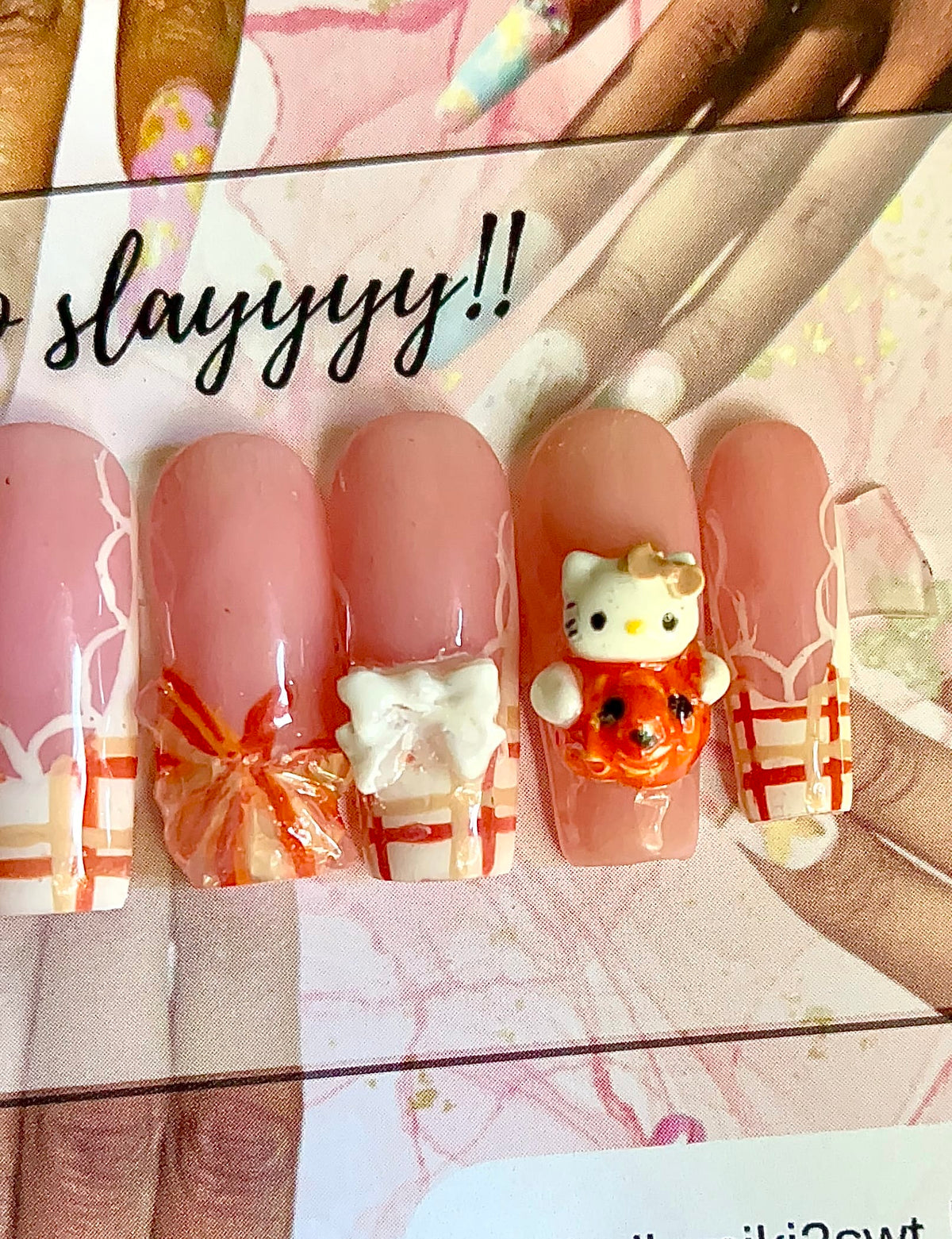 custom handmade acryic press on nails Acrylic Press on Nails