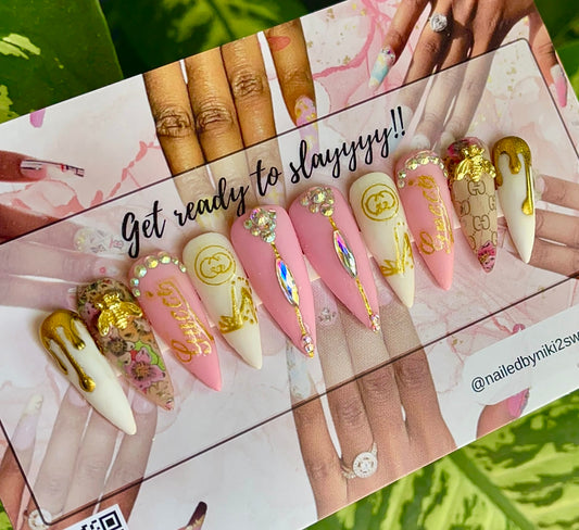 Acrylic Press on Nails Custom Press on Nails