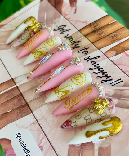 Acrylic Press on Nails Custom Press on Nails