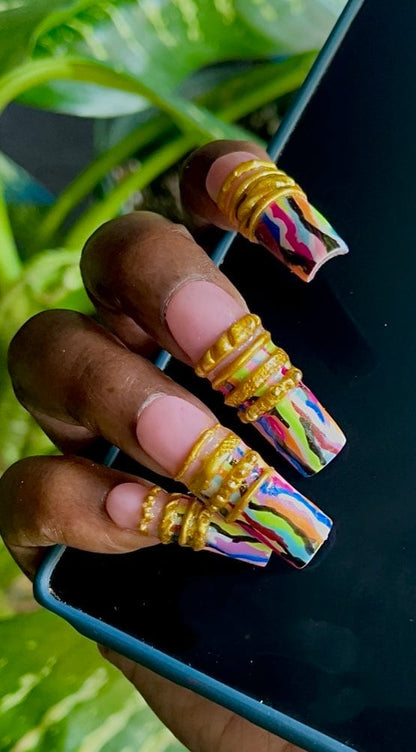 Acrylic Press on Nails Custom Press on Nails