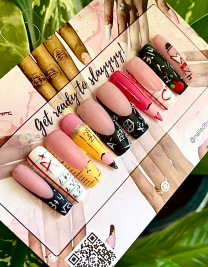 Acrylic Press on Nails Custom Press on Nails