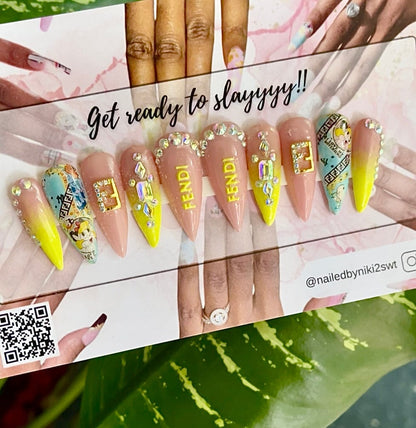 Acrylic Press on Nails Custom Press on Nails