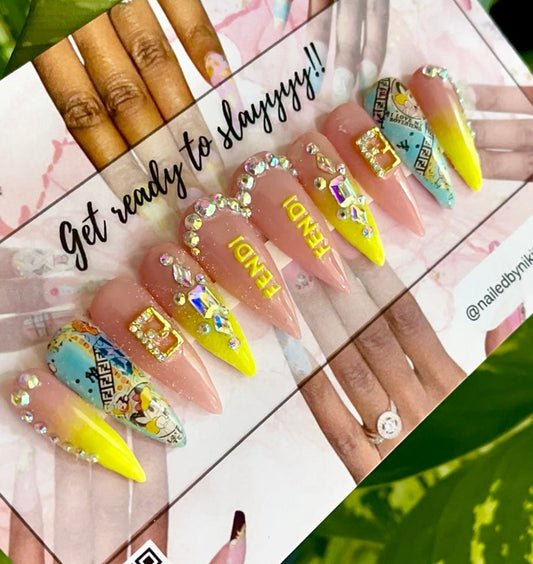 Acrylic Press on Nails Custom Press on Nails