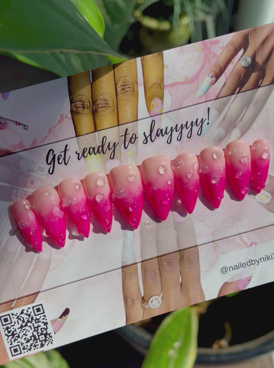 Drippy Pink Ready to Ship