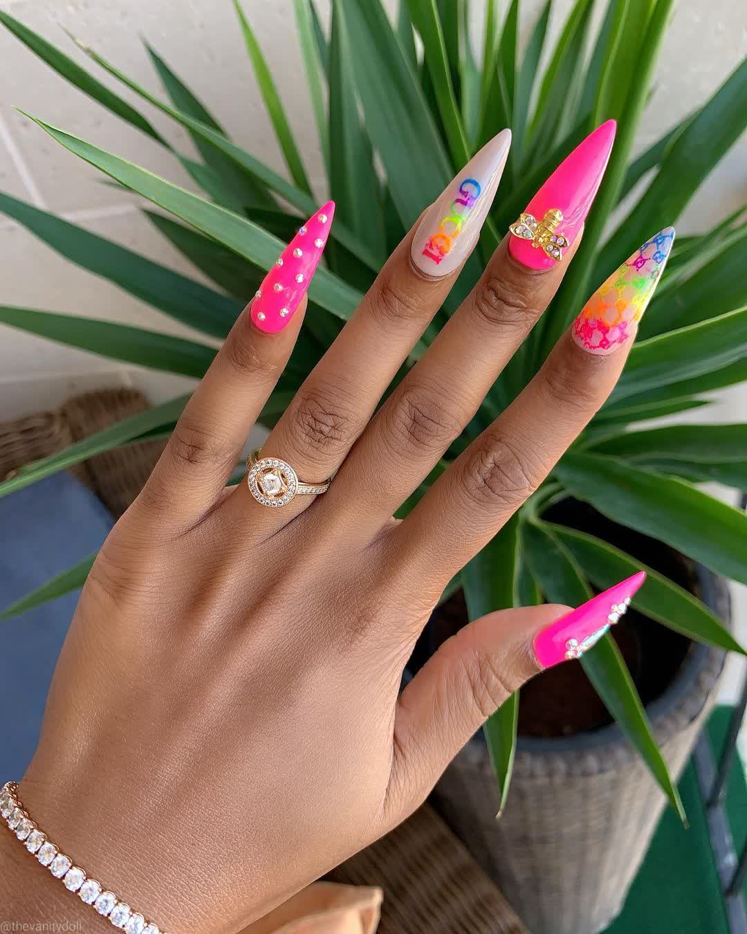 Acrylic Press on Nails Custom Press on Nails