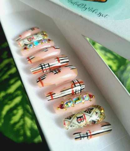 Acrylic Press on Nails Custom Press on Nails