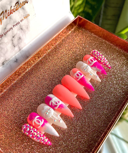 Acrylic Press on Nails Custom Press on Nails