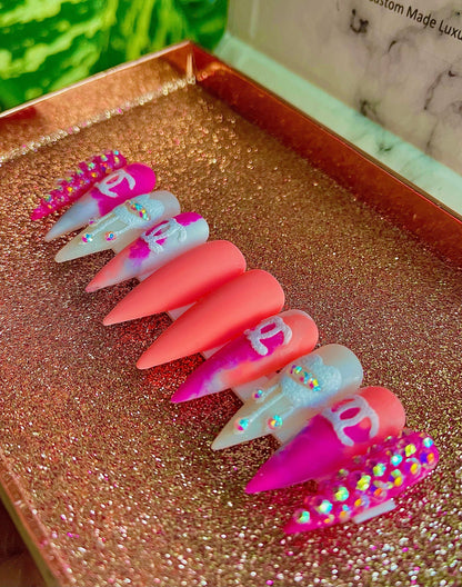 Acrylic Press on Nails Custom Press on Nails