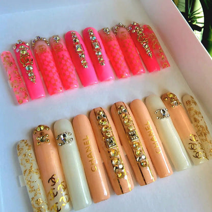 Acrylic Press on Nails Custom Press on Nails