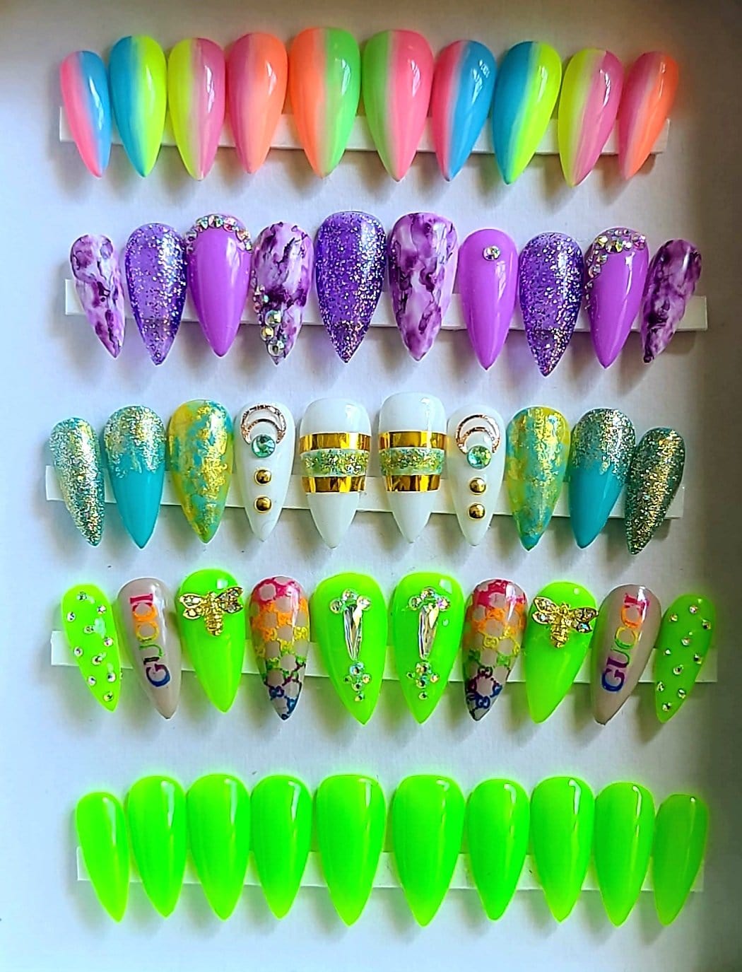 Acrylic Press on Nails Custom Press on Nails