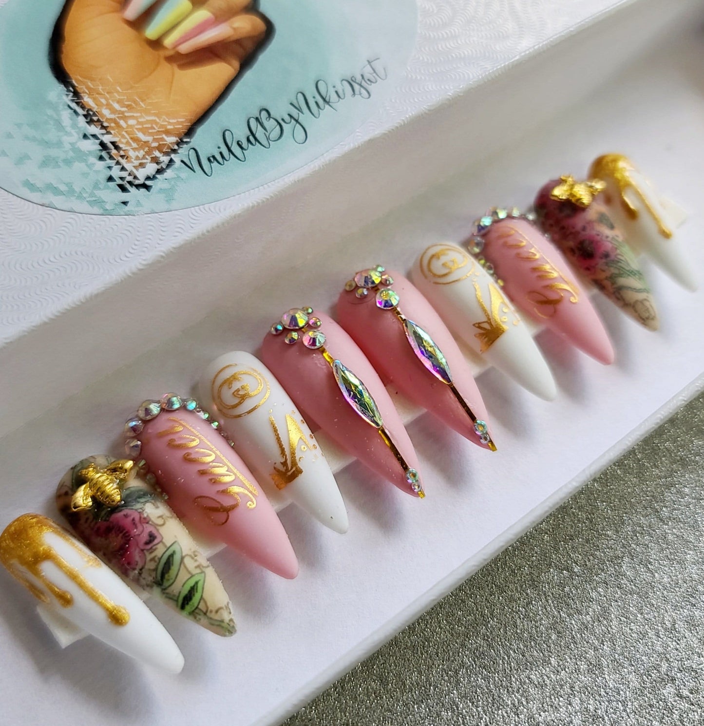 Acrylic Press on Nails Custom Press on Nails