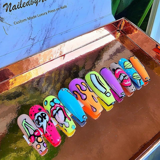 Acrylic Press on Nails Custom Press on Nails