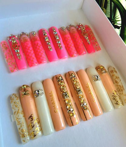 Acrylic Press on Nails Custom Press on Nails