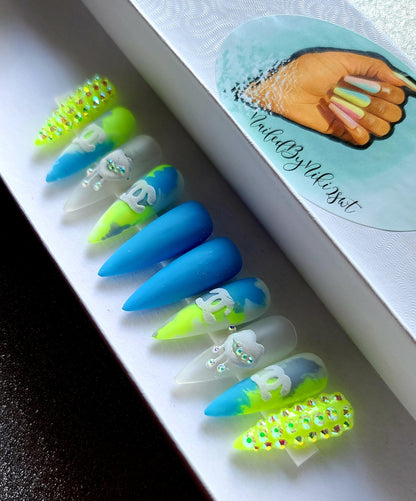 Acrylic Press on Nails Custom Press on Nails